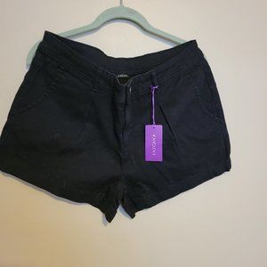 LASCANA BLACK SHORTS AND MATCHING TOP